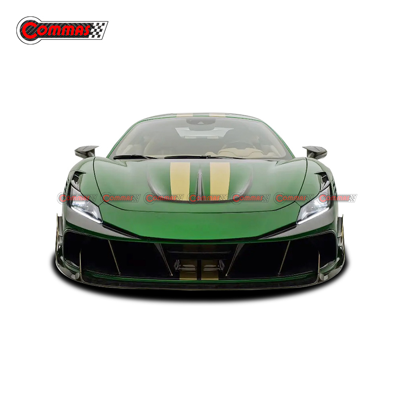 For Ferrari F8 Mansory Style Wet Carbon Bodykits