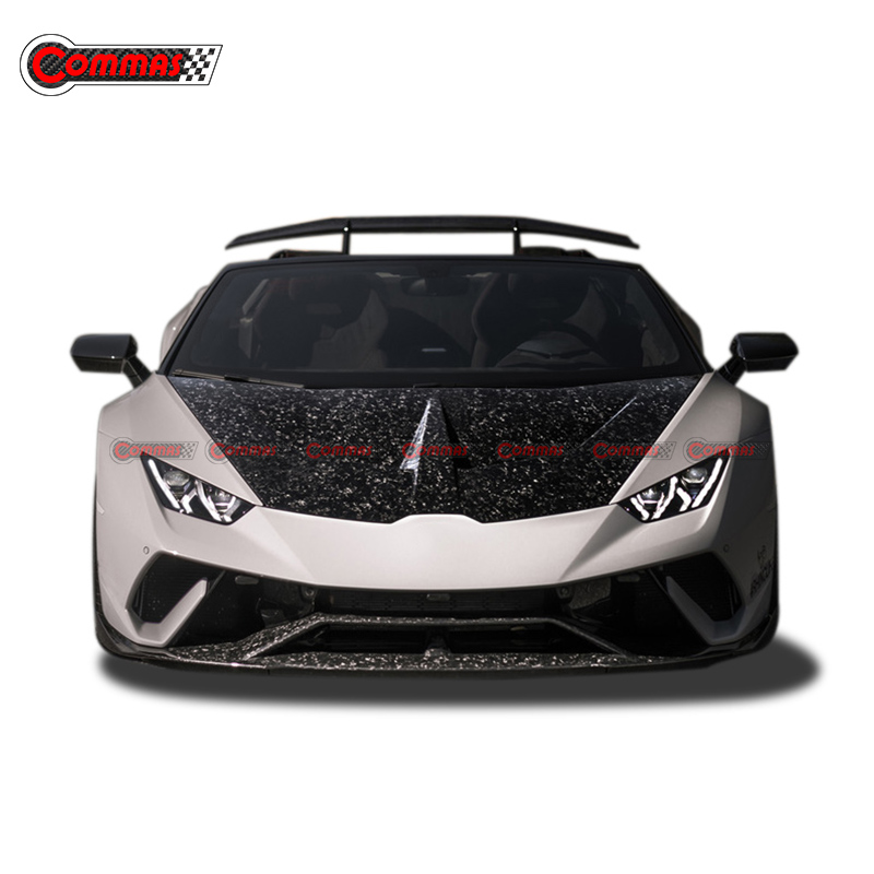 1016 Style Carbon Fiber Car Front Engine Hood Cover for Lamborghini Huracan Lp610 Lp580