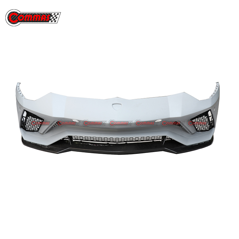 Oem Style Half Carbon Fiber Front Bumper Lip for Lamborghini Aventador LP740
