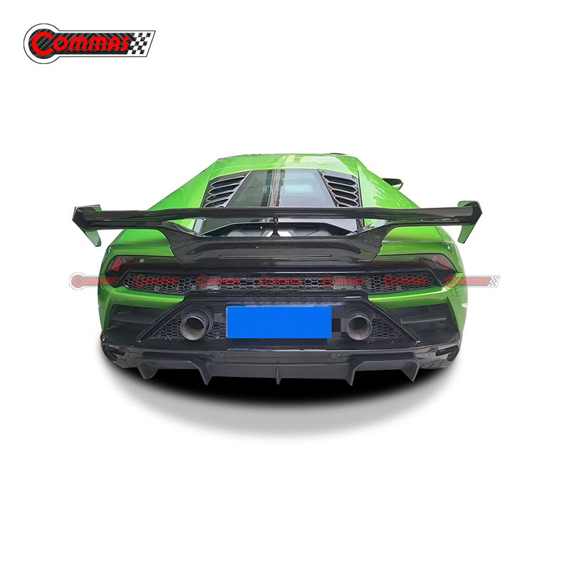 Upgrade To Vorsteiner Style Carbon Fiber Rear Spoiler Wing for Lamborghini Huracan Evo Lp610
