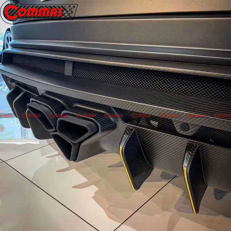  Dry Carbon Fiber Mansory Rear Diffuser Lip For Lamborghini Urus