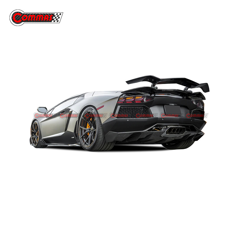 Vorsteiner Style Carbon Fiber Rear Diffuser Lip for Lamborghini Aventador LP700