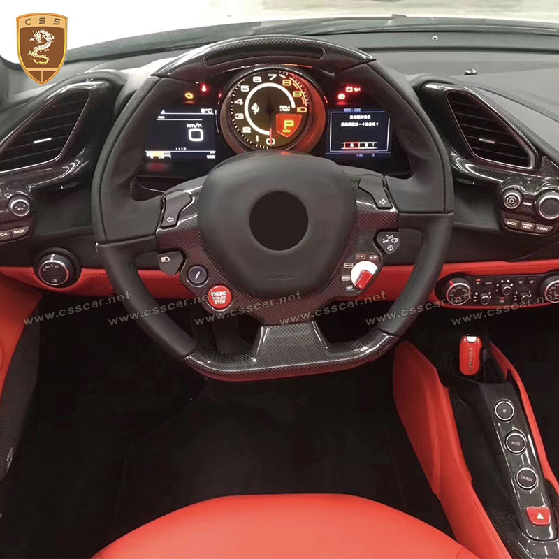 Ferrari 488 dry carbon OEM interior triming