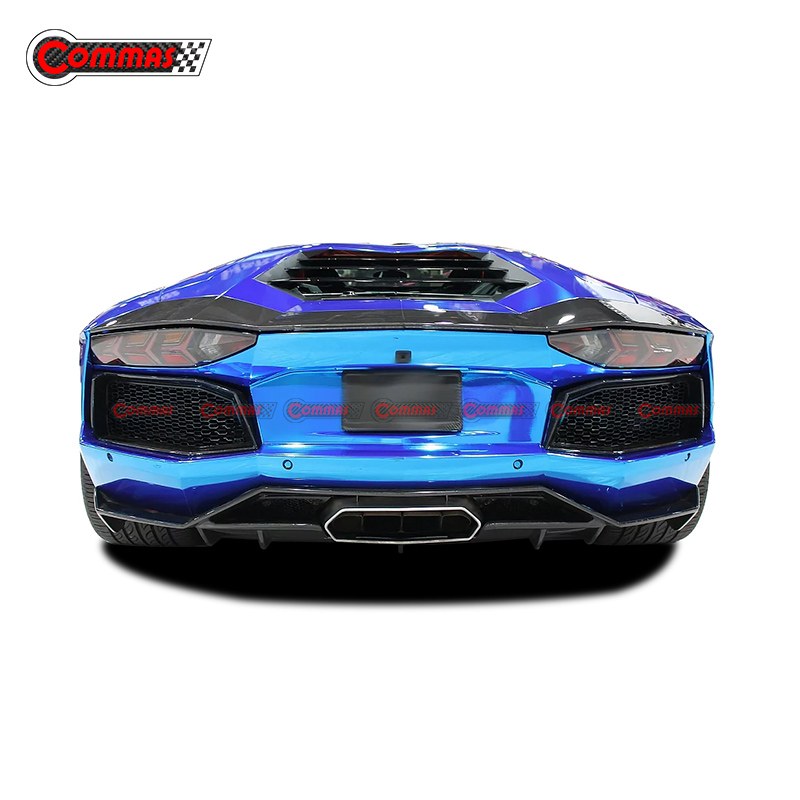 Oem Style Carbon Fiber Rear Diffuser Lip For Lamborghini Aventador Lp700