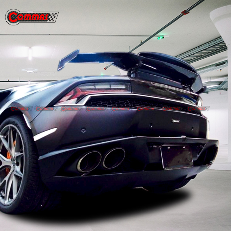 Mad Style Carbon Fiber Double Deck Rear Wing Spoiler for Lamborghini Huracan Lp610 Lp580