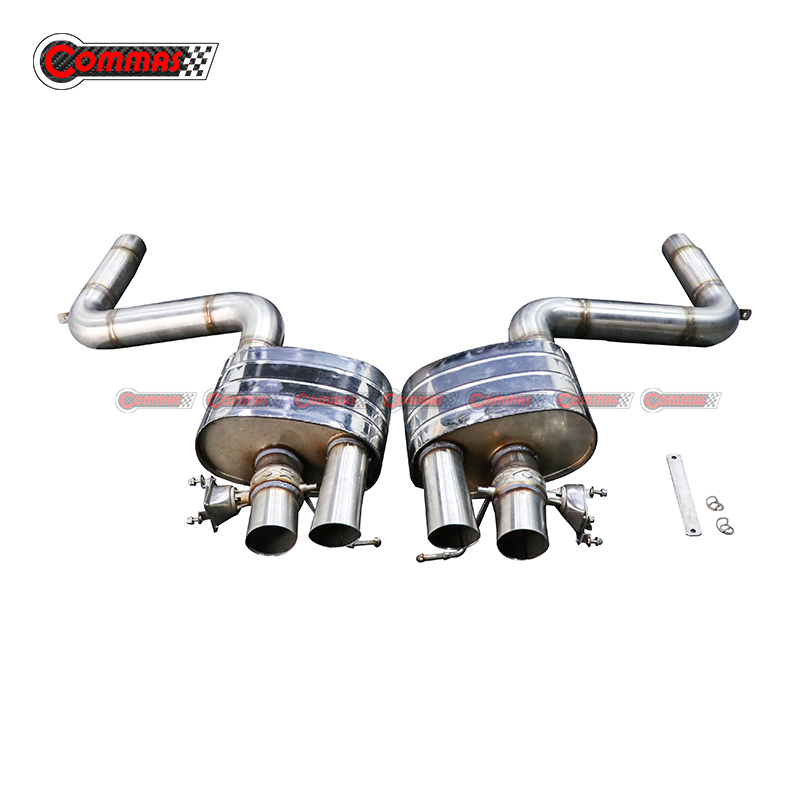 Quicksilver Style Stainless Steel Muffler Pipe Car Exhaust for Bentley Continental GT
