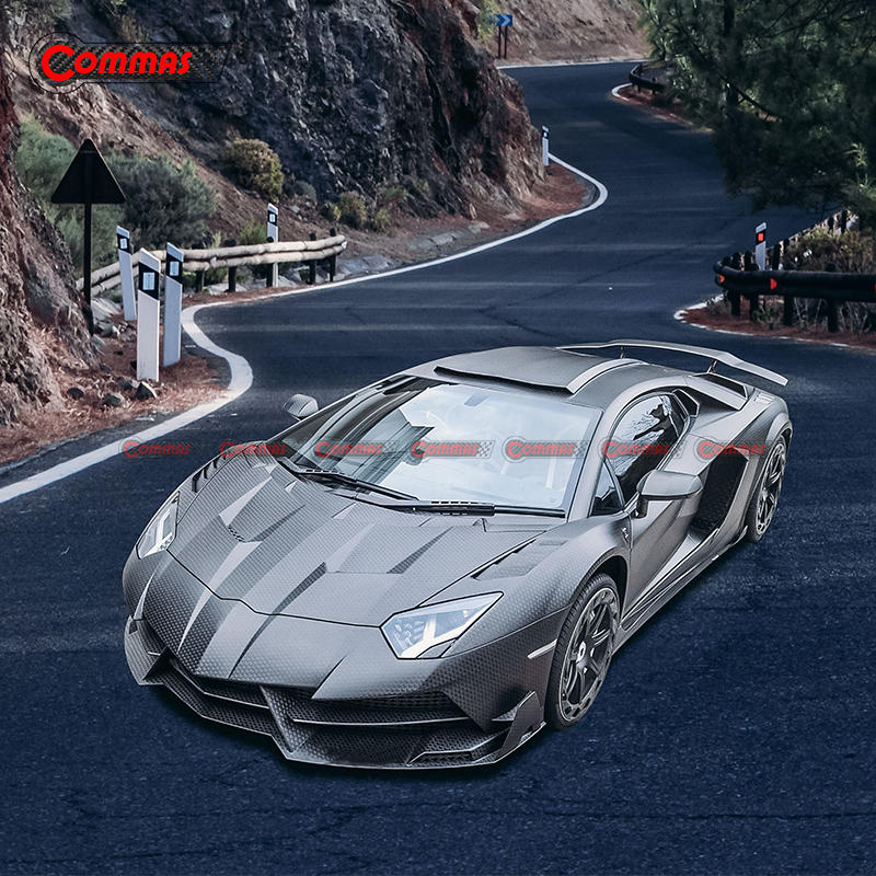 Mansory Style Carbon Fiber Front Engine Hood Cover for Lamborghini Aventador Lp700