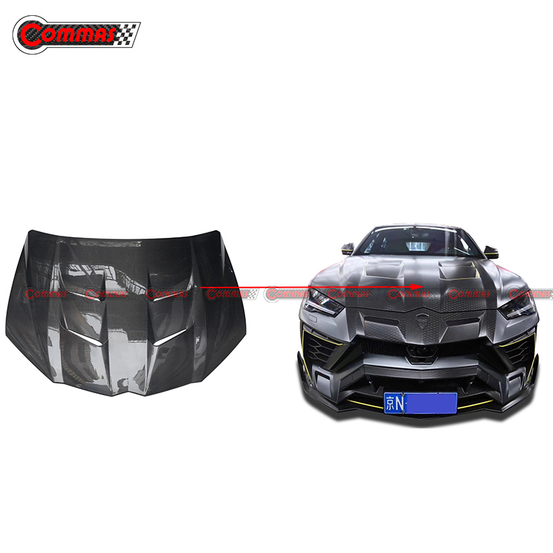 Mansory Carbon Fiber Engine Cover Hood Bonnet for Lamborghini Urus